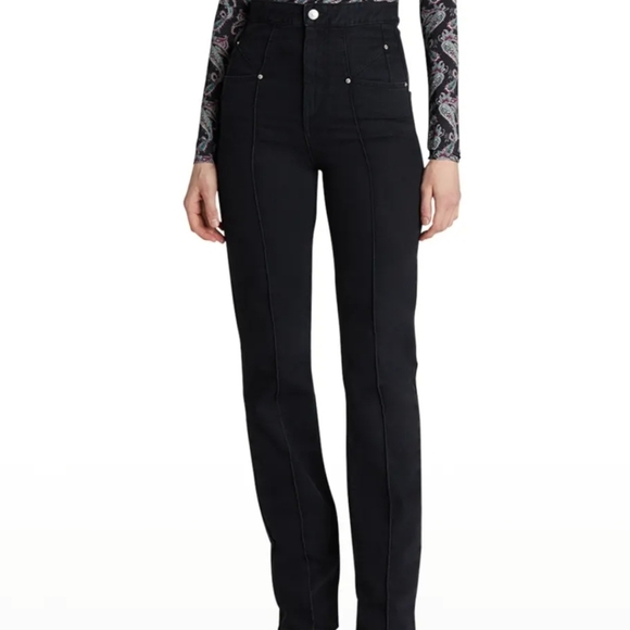 - & other stories high rise front seam flared jeans - Picture 3 of 14